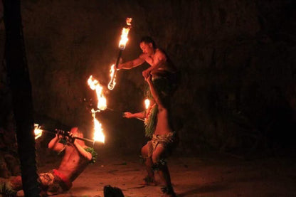 Oholei Beach Resort buffet dinner and traditional Tongan show - with fire dancing!