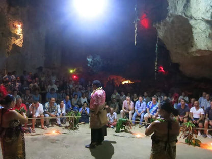 Oholei Beach Resort buffet dinner and traditional Tongan show - with fire dancing!